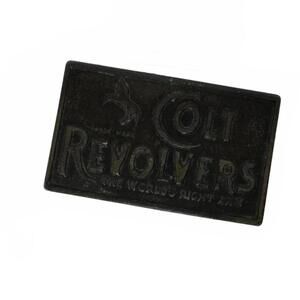 Buckle / Colt Revolvers Belt Buckle / Vintage / EUC / 3.5" x 2.25" / As Found